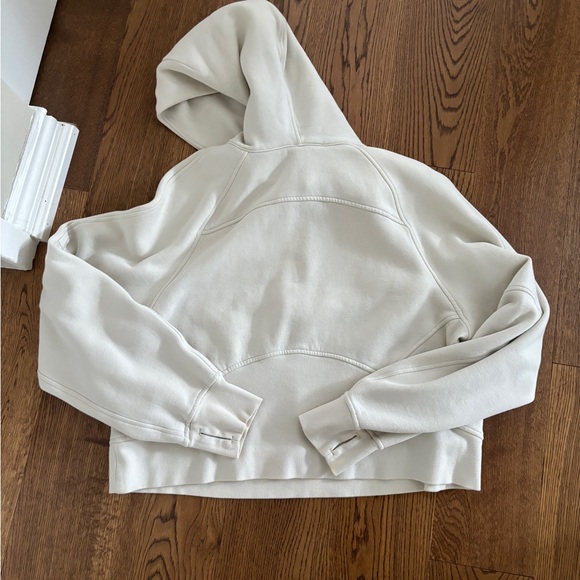 White opal lululemonn scuba half zip M/L - Picture 2 of 3